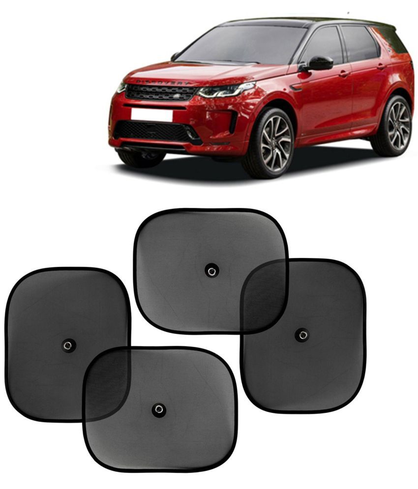     			Kingsway Car Curtain Sticky Sun Shade Universal Use for Land Rover Discovery Sport, 2020 Onwards Model, Color : Black, Mesh, Pack of 4 Piece Car Sun Shades Blinds Cover