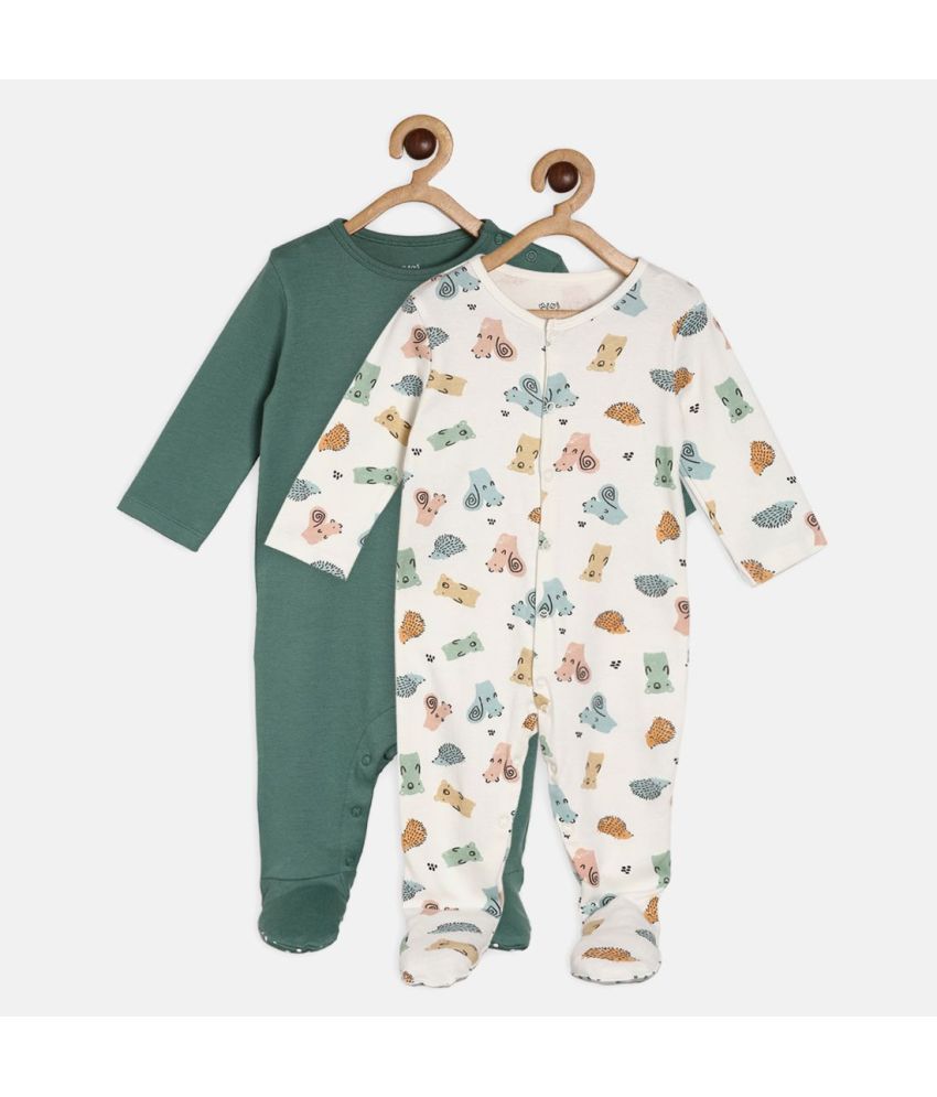     			MINI KLUB New Born And Baby Boys Multi Knit Sleep Suit Pack of 1