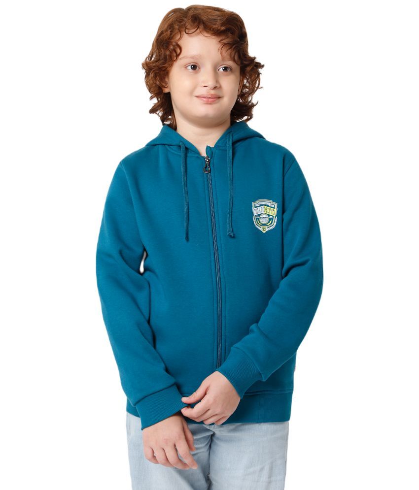     			Proteens Boys Cotton Casual Jacket ( Blue , Pack of 1 )