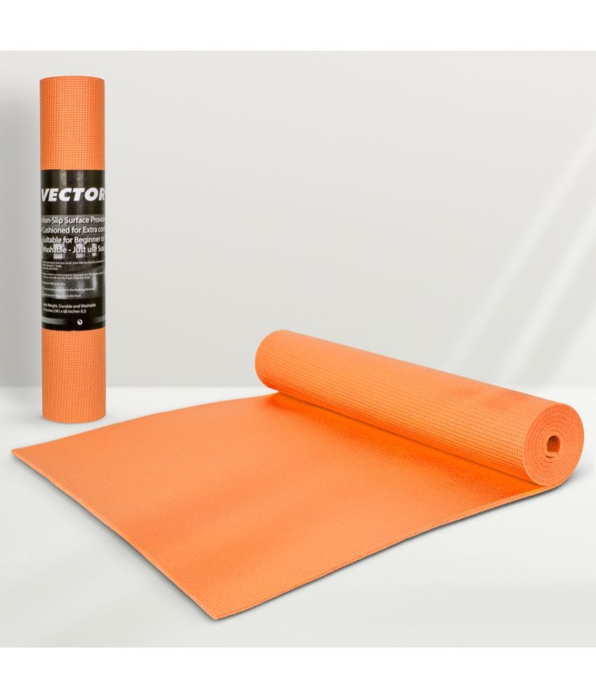     			Vector X - Black PVC Foam Yoga Mat ( Pack of 1 )