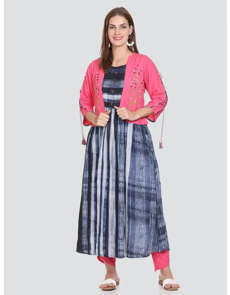 ELTHIA - Orange Rayon Women's Jacket Style Kurti ( Pack of 1 ) Price in  India - Buy ELTHIA - Orange Rayon Women's Jacket Style Kurti ( Pack of 1 )  Online at Snapdeal
