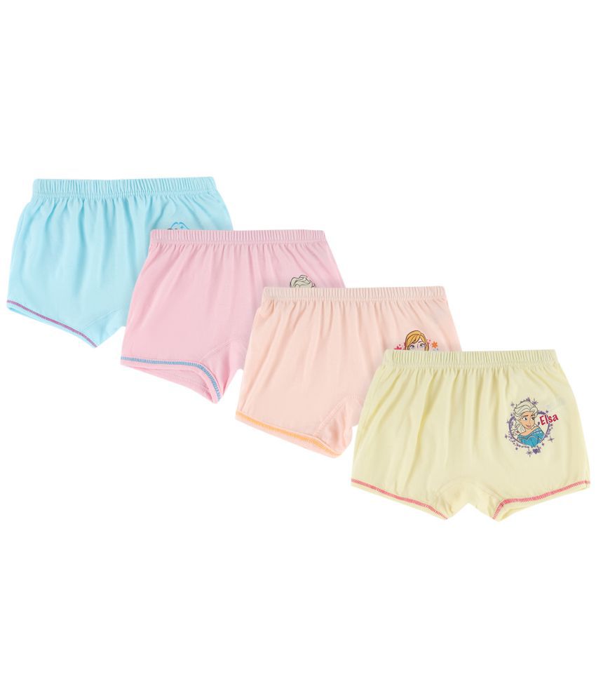     			Bodycare - Multi Cotton Girls Cycling Shorts ( Pack of 4 )