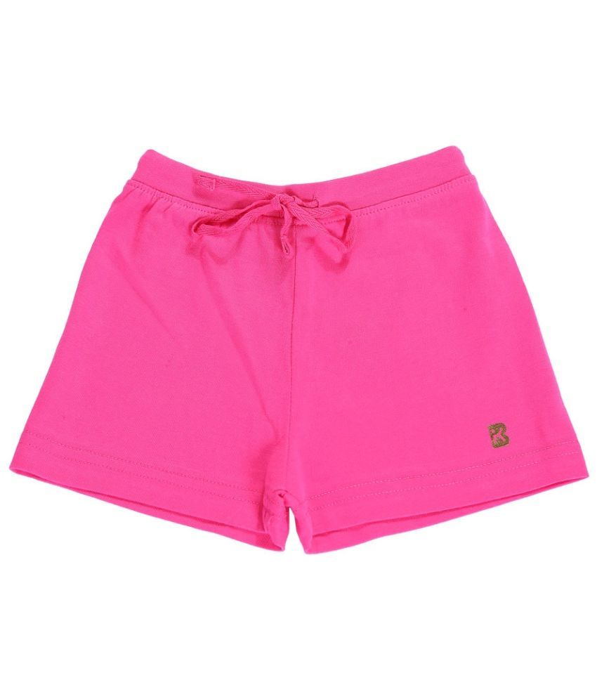     			Bodycare - Pink Cotton Girls Cycling Shorts ( Pack of 1 )