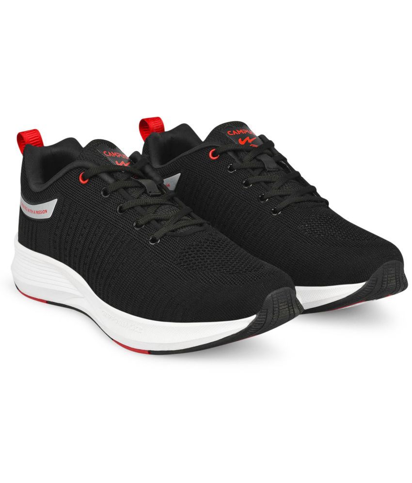     			Campus - ELEMENTO Black Men's Sports Running Shoes