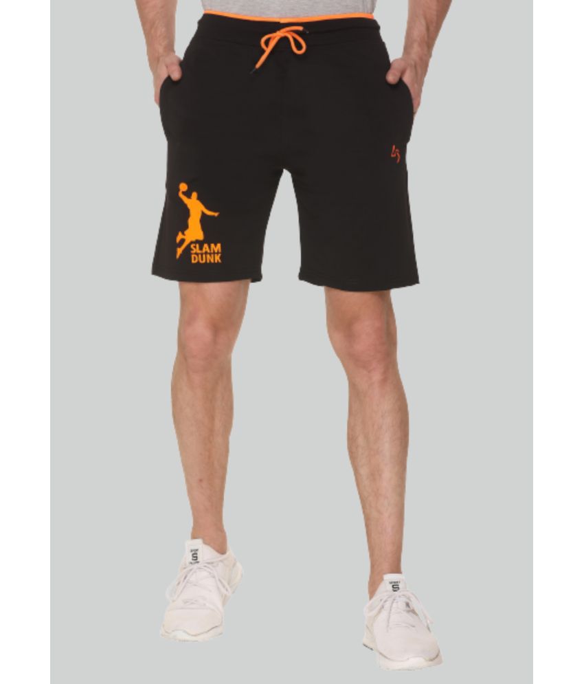     			LEEBONEE - Black Polyester Blend Men's Shorts ( Pack of 1 )