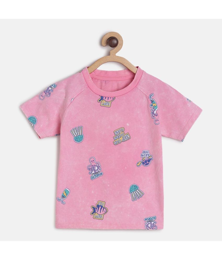     			MINI KLUB - Pink Unisex T-Shirt ( Pack of 1 )