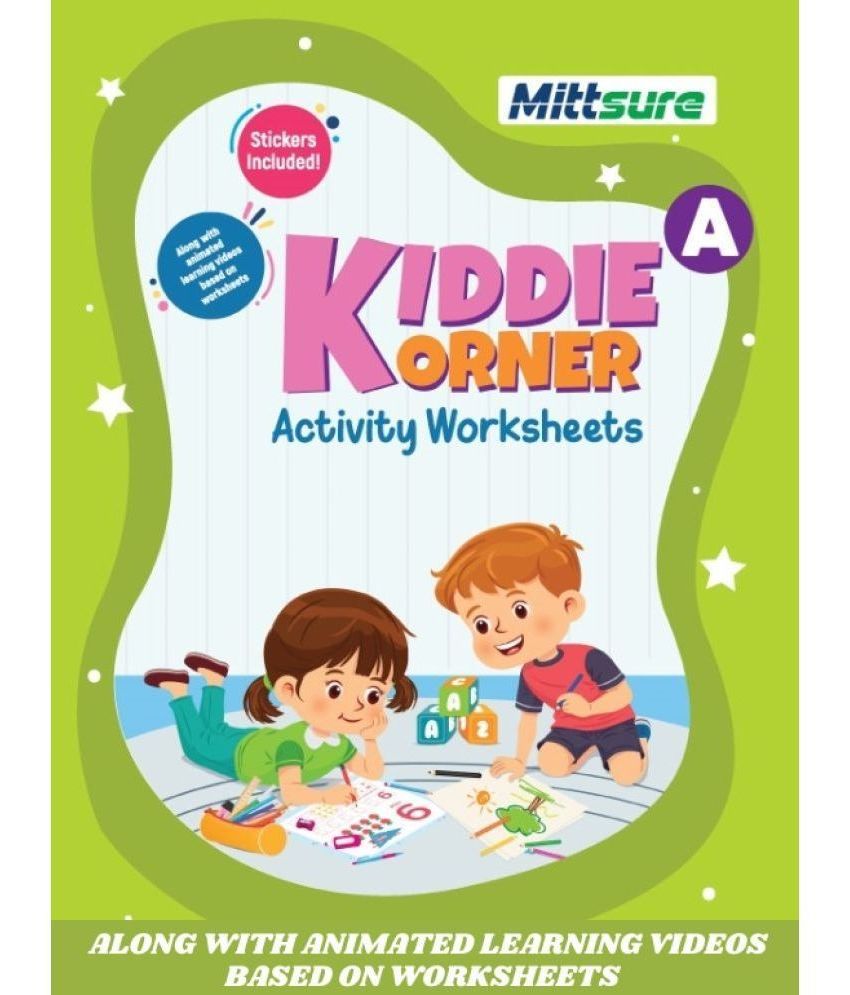     			Kiddie Korner Activity Worksheet for Nursery, Age 3 to 5 years Kids