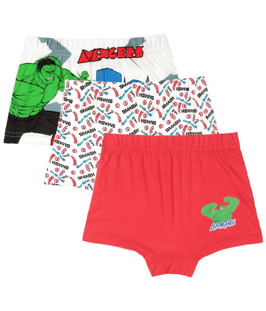     			Bodycare Avengers Boys Trunk Solid Assorted Pack Of 3