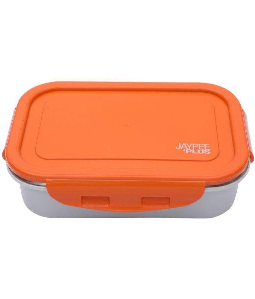     			Jaypee - Orange Stainless Steel Lunch Box ( Pack of 1 )
