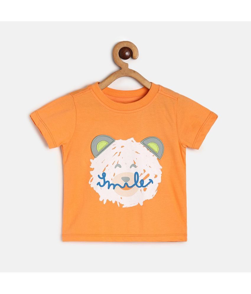     			MINI KLUB - Orange Baby Boy T-Shirt ( Pack of 1 )