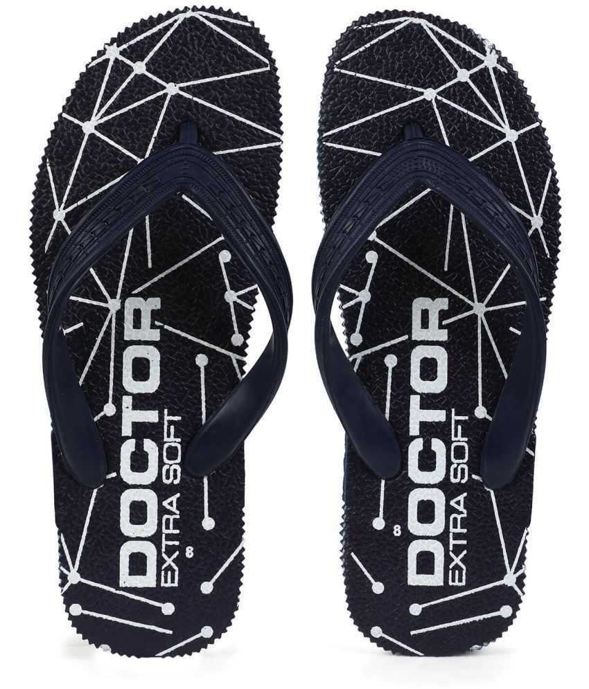     			DOCTOR EXTRA SOFT - Navy Blue Men's Daily Slipper