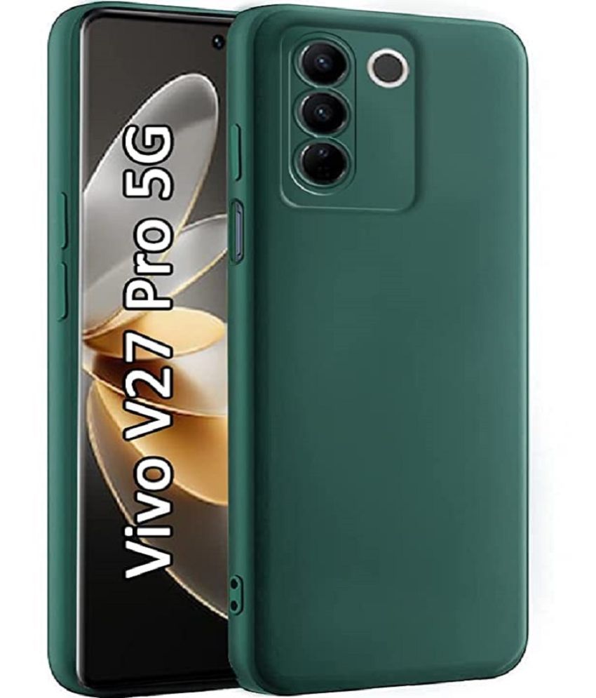     			ZAMN - Plain Cases Compatible For Silicon Vivo V27 Pro ( Pack of 1 )