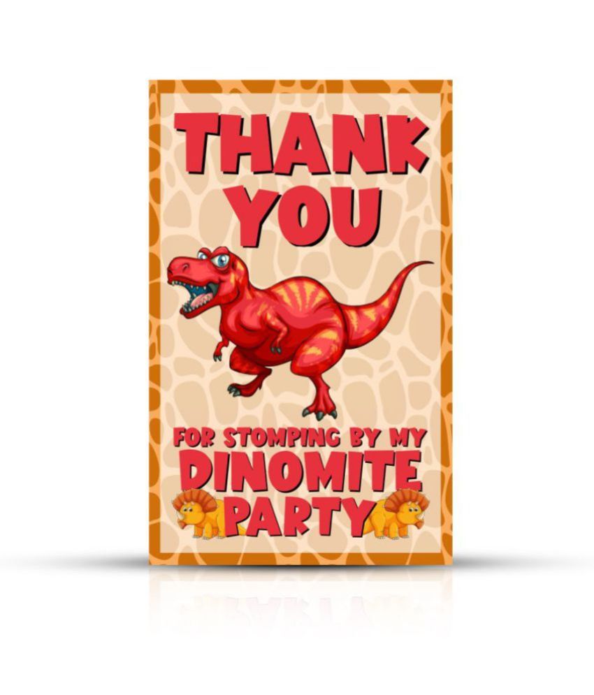     			Zyozi Dinosaur Theme Thank You for Stomping by My Party Tags for Birthday,Dinosaur Thank You Label Tags for Birthday, Bridal Shower, Wedding, Baby Shower, Thanksgiving Favor (Pack of 30)