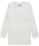 Bodycare Pack of 1 Boys Woollen Thermal Top ( White )