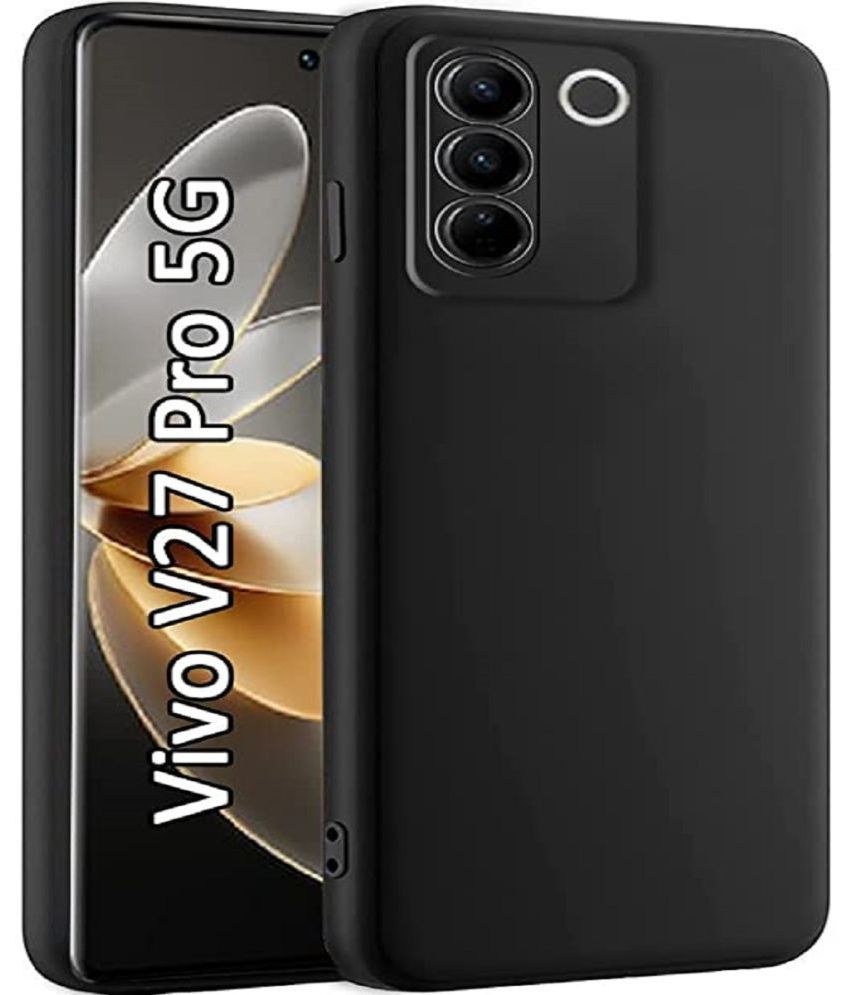     			Case Vault Covers - Plain Cases Compatible For Silicon Vivo V27 Pro ( Pack of 1 )
