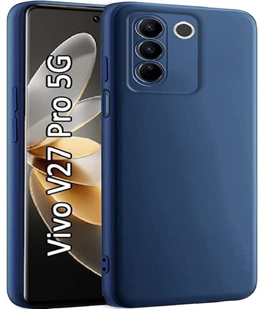     			Case Vault Covers - Plain Cases Compatible For Silicon Vivo V27 Pro ( Pack of 1 )