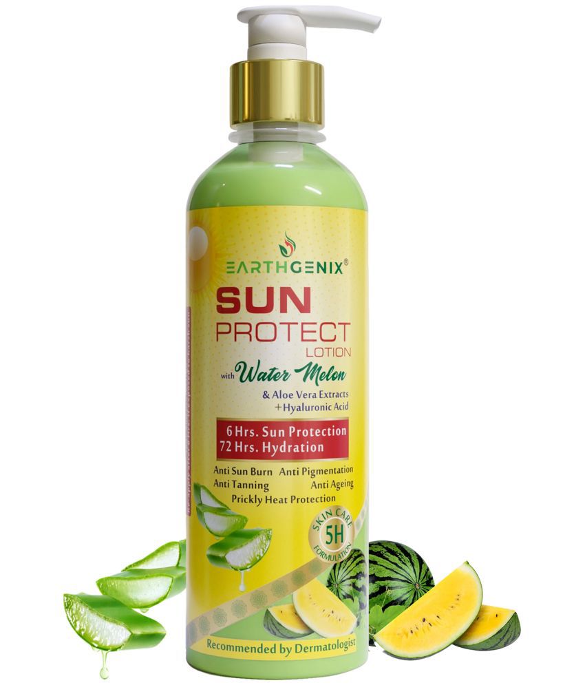     			Earthgenix - Sun Protection Lotion For All Skin Type 300 ml ( Single Pack )
