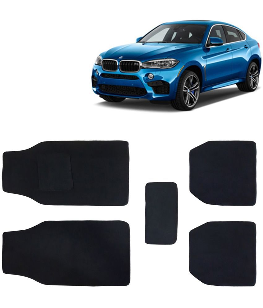     			Kingsway Carpet Style Universal Car Mats for BMW X6, 2020 Onwards Model, Black Color Anti Slip Car Floor Foot Mats, Complete Set of 5 Piece, Executive Series