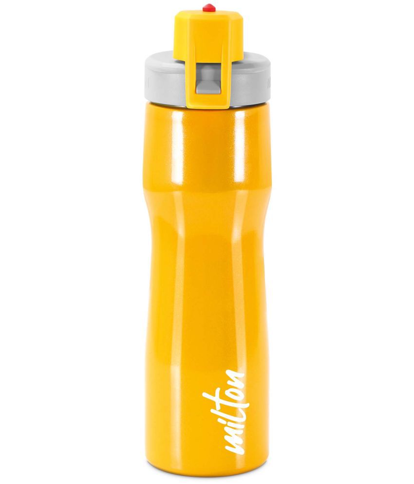     			Milton Champ 750 Stainless Steel Water Bottle, 610 ml, Yellow