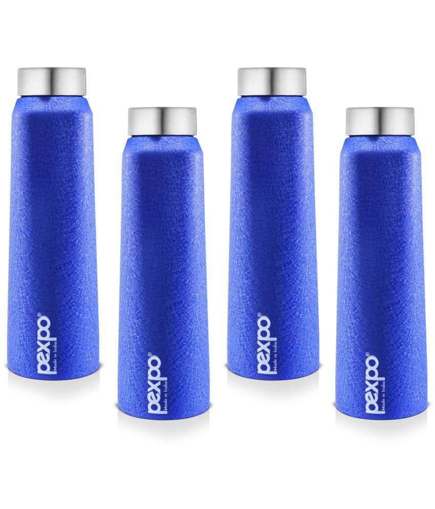     			Pexpo - VERTIGO 750ml Blue Fridge Water Bottle 750ml mL ( Set of 4 )