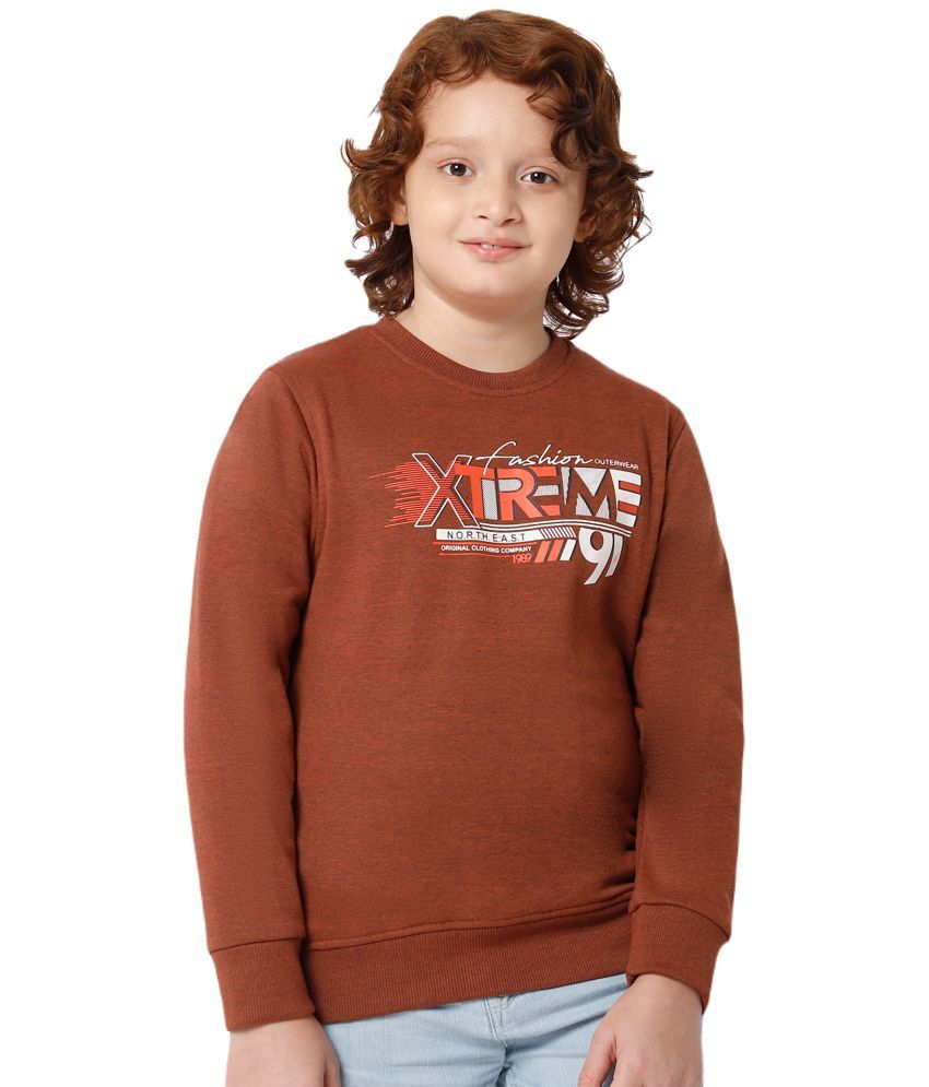     			Proteens Pack of 1 Boys Cotton Blend Sweatshirt ( Brown )