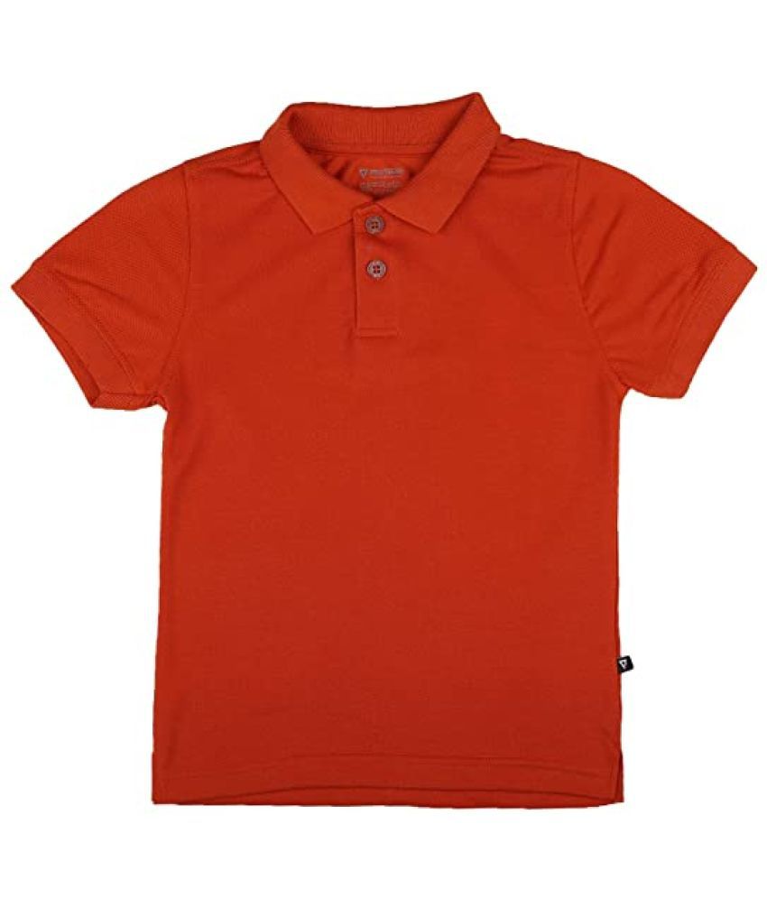     			Proteens - Orange Cotton Blend Boy's T-Shirt ( Pack of 1 )