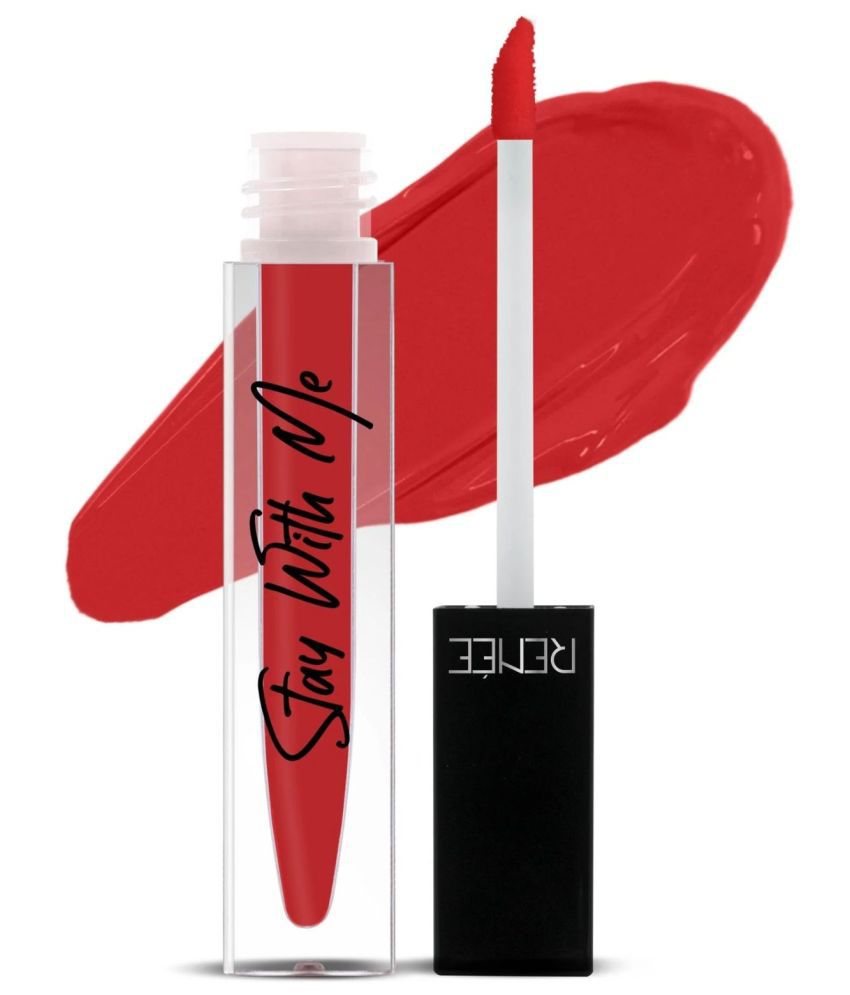     			RENEE Stay With Me Matte Lip Color Rage of Red, 5ml