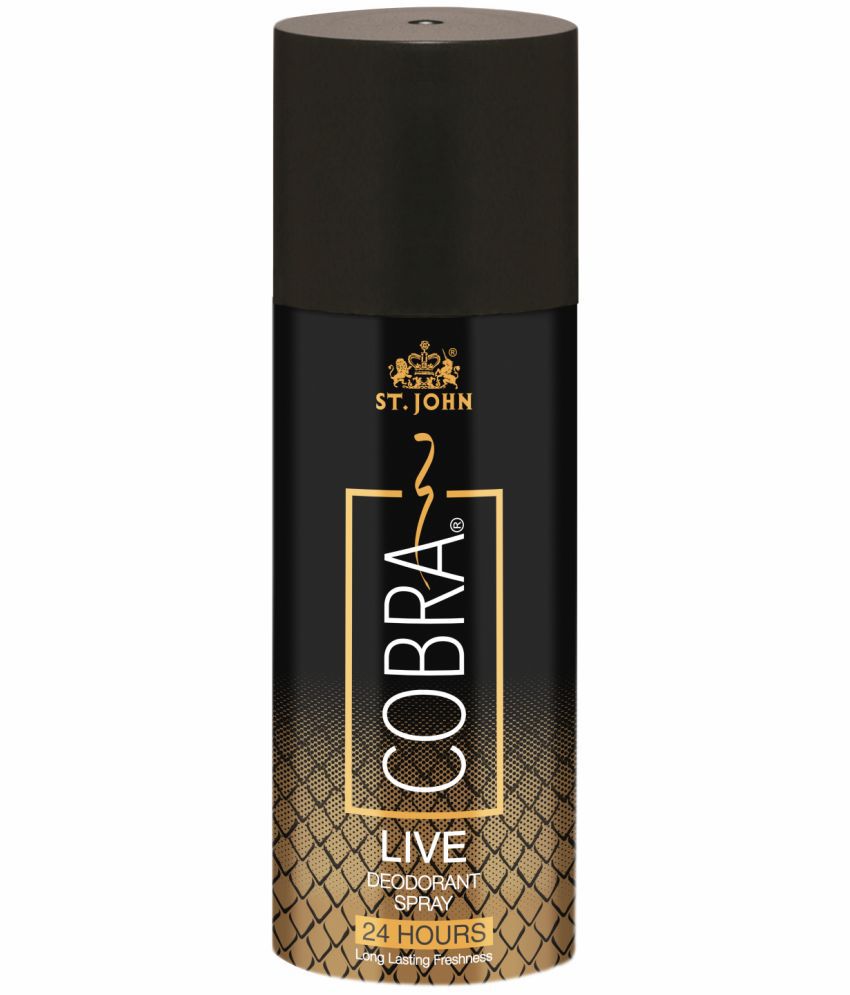    			St. John - Cobra Live Limited Edition 150ml Deodorant Spray for Unisex 150 ml ( Pack of 1 )