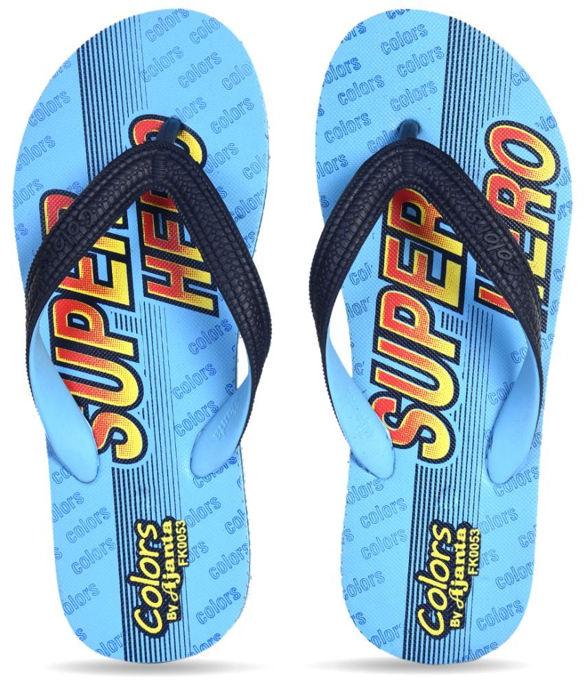     			Ajanta - Blue Men's Daily Slipper