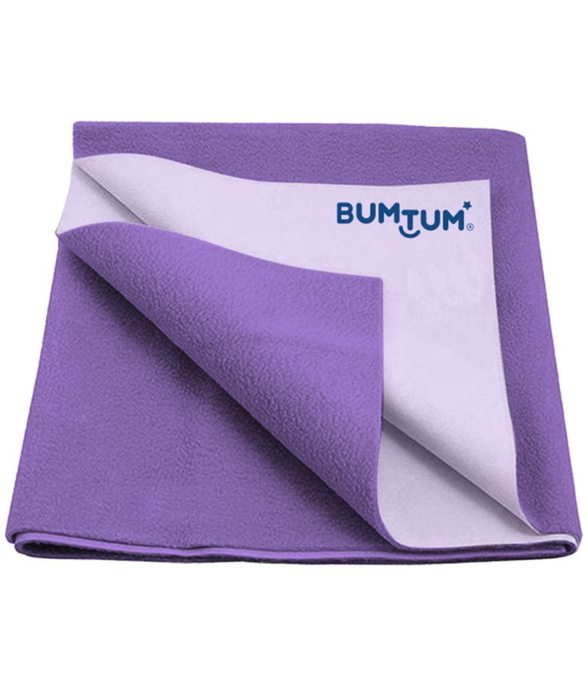     			BUMTUM - Purple Poly Fiber Bed Protector Sheet ( Pack of 1 )