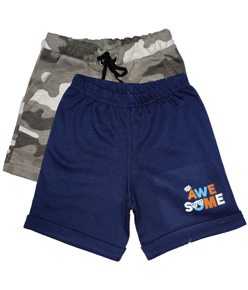     			Bodycare - Multicolor Cotton Boys Shorts ( Pack of 2 )