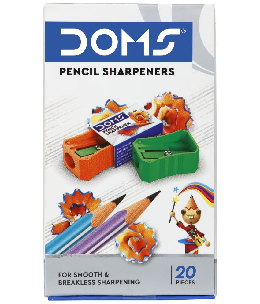     			Doms Pencil Sharpeners 20 Pcs Box Pack ( Pack Of 5 )