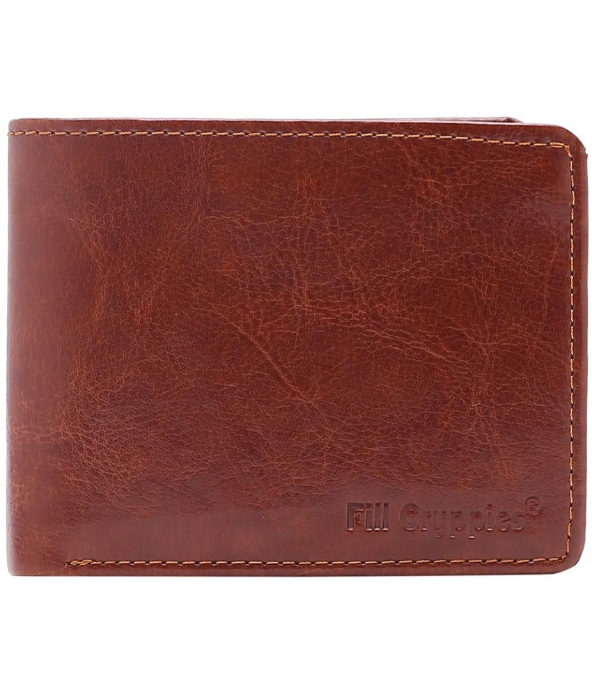     			FILL CRYPPIES - Brown Canvas Men's Regular Wallet ( Pack of 1 )