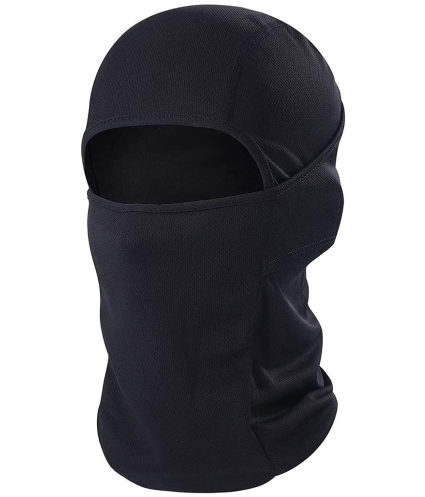     			FITMonkey - Black Anti Pollution Face Cover Balaclava Mask ( Pack of 1 )