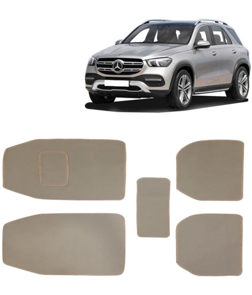     			Kingsway Carpet Style Universal Car Mats for GLE, 2020 Onwards Model, Beige Color Anti Slip Car Floor Foot Mats, Complete Set of 5 Piece, Executive Series