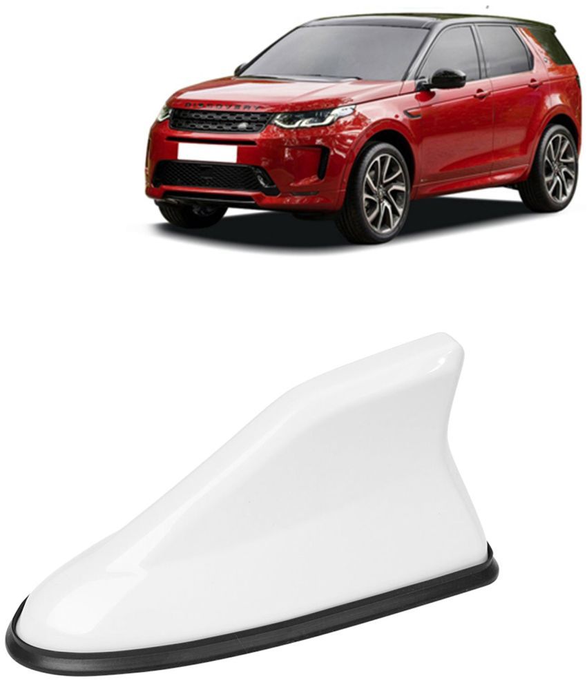     			Kingsway Shark Fin Antenna Roof Aerial Base AM FM Redio Signal, Replace Existing Car Antenna, Waterproof Rubber Ring with ABS Body, Universal Fit for Land Rover Discovery Sport 2020 Onwards, White