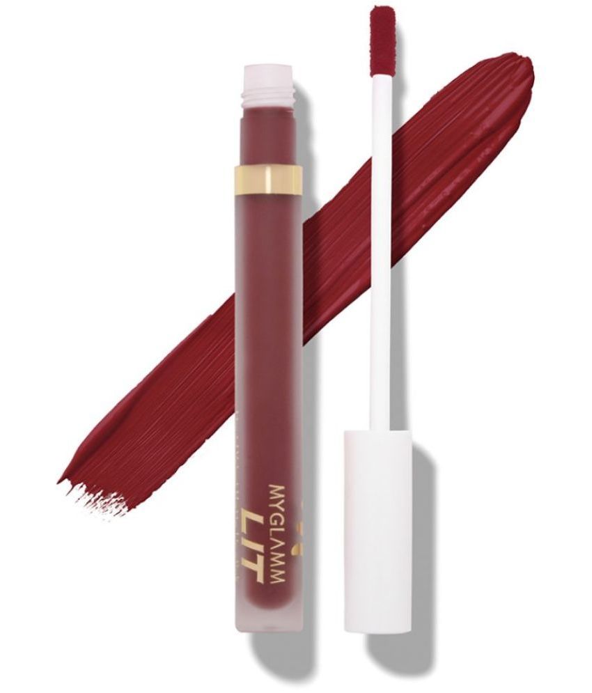     			MyGlamm LIT Liquid Velvet Matte Lipstick-My Oh My-3ml