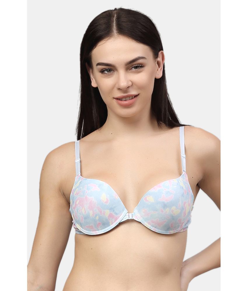     			PrettyCat - Multicolor Polyester Lightly Padded Women's Push Up Bra ( Pack of 1 )