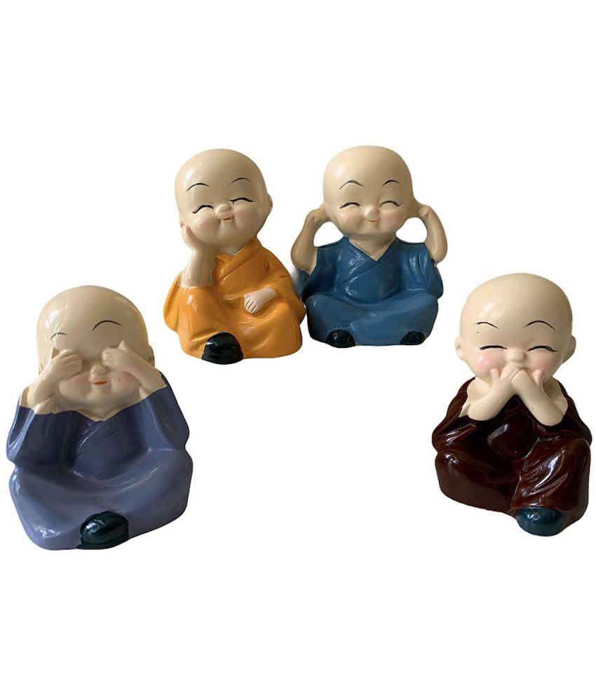     			Small Baby Monk Buddha Set 4