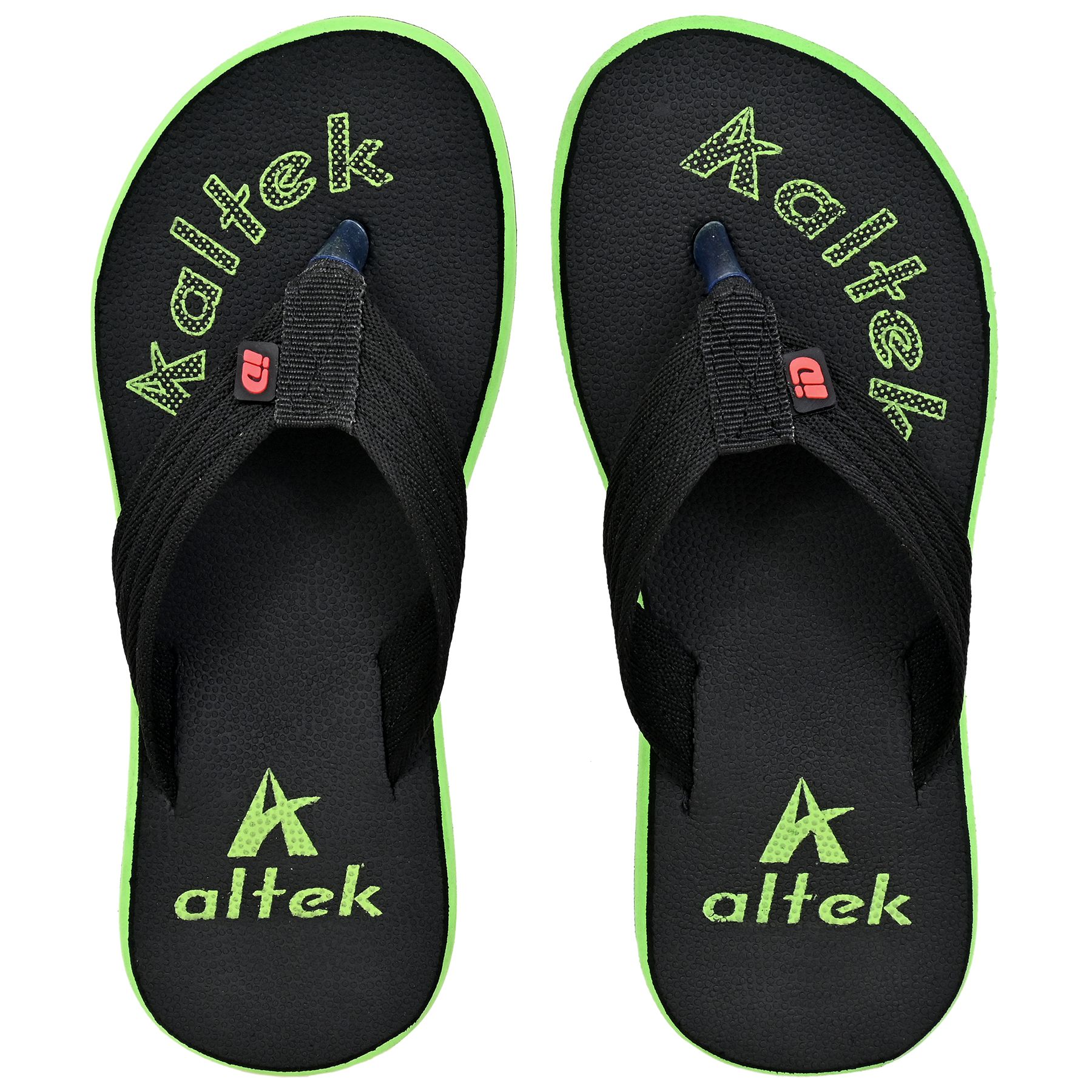     			Altek - Green Men's Thong Flip Flop