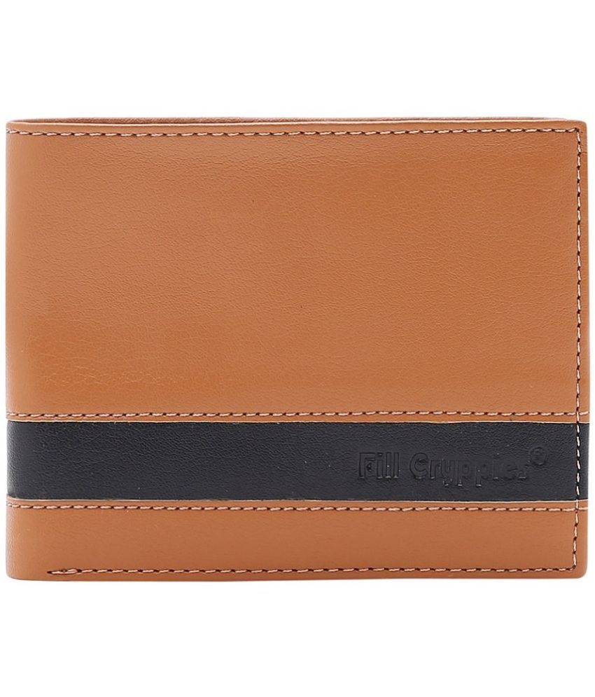     			FILL CRYPPIES - Brown Canvas Men's Regular Wallet ( Pack of 1 )