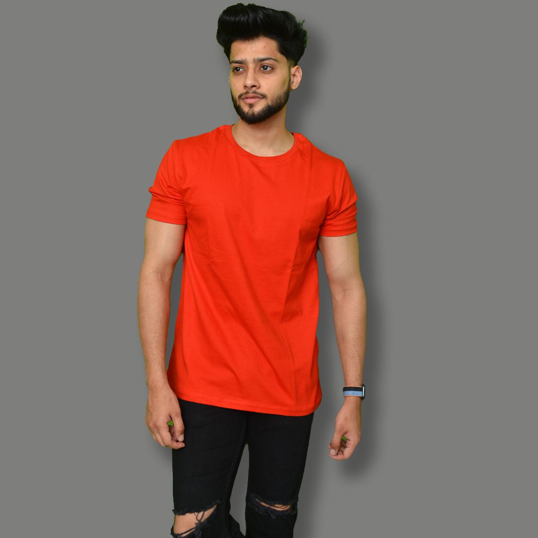     			Knite Wolf - Red Cotton Regular Fit Men's T-Shirt ( Pack of 1 )