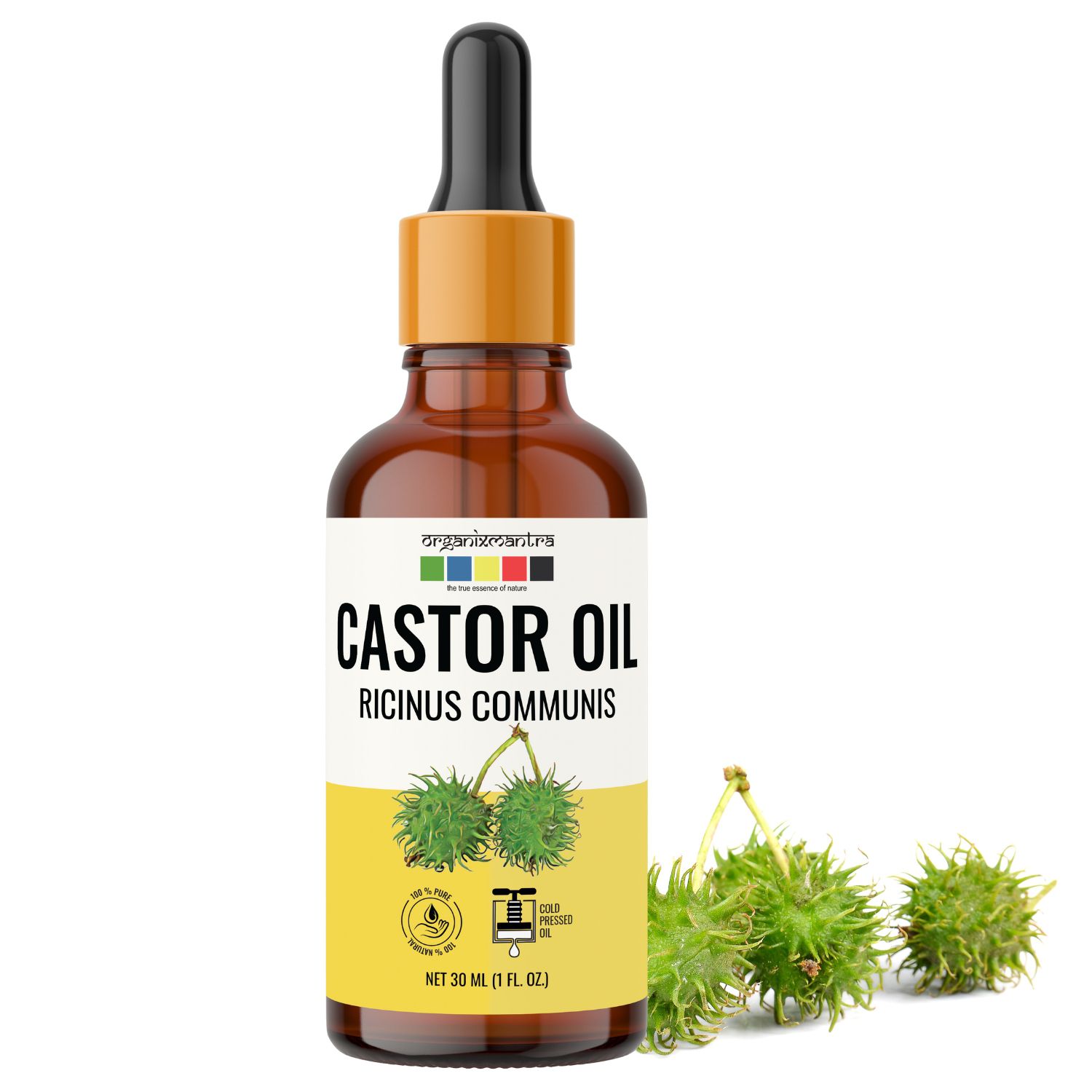     			Organix Mantra Castor Oil, 100% Pure, Natural & Cold Pressed Organic Oil, 30ML