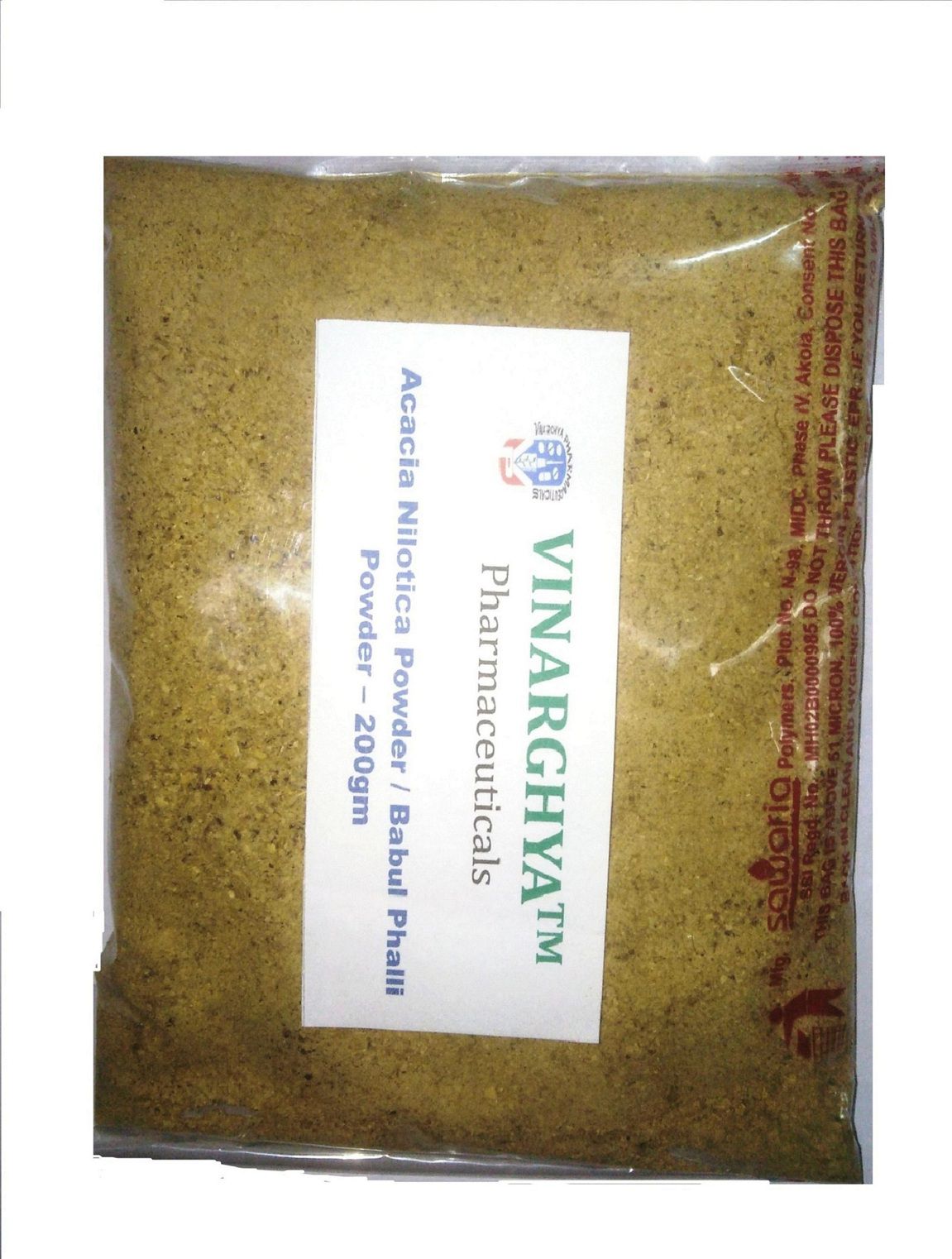    			VINARGHYA Acacia Nilotica / Babul Phalli Powder / Babool Falli / Keekar 200 gm