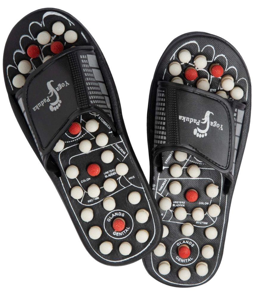     			ZURU BUNCH - Black Men's Massage Flip Flop