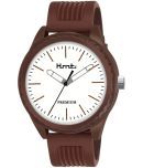 HMTr - Brown Silicon Analog Men's Watch