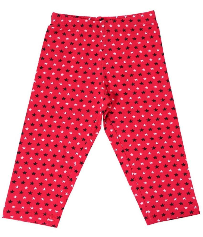     			Bodycare - Red Cotton Girls Capris ( Pack of 1 )