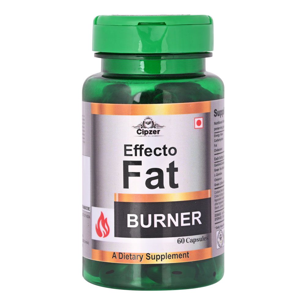     			Cipzer Effecto Fat Burner Capsule for Natural Weight Loss Supplement, 60 Capules