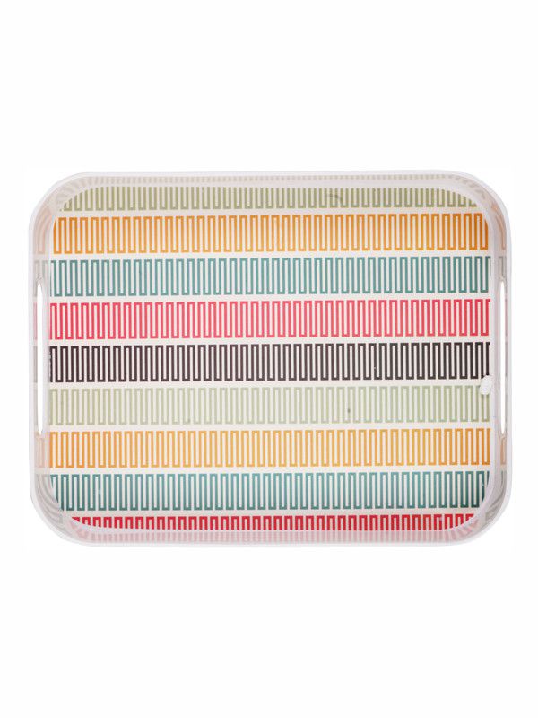    			GoodHomes - MT333 Multicolor Serving Tray ( Set of 1 )