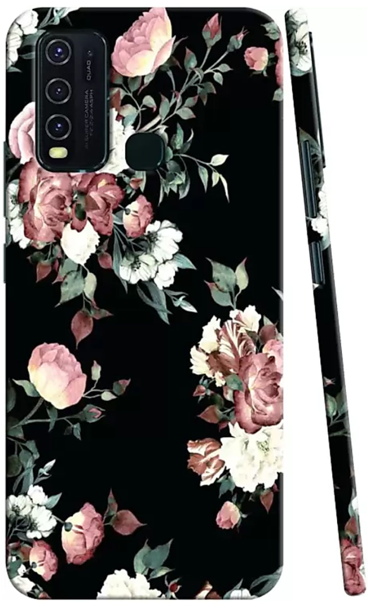     			T4U THINGS4U - Multicolor Printed Back Cover Polycarbonate Compatible For Vivo Y30 ( Pack of 1 )